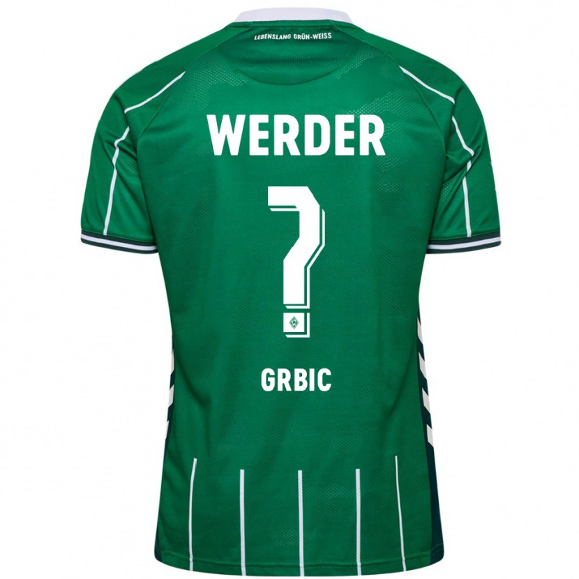 Danxen Herren Nikola Grbic #0 Grün Weiß Heimtrikot Trikot 2025/26 T-Shirt Schweiz