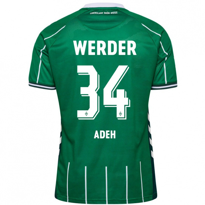 Danxen Herren Wesley Adeh #34 Grün Weiß Heimtrikot Trikot 2025/26 T-Shirt Schweiz