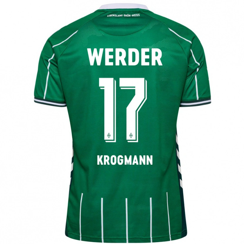Danxen Herren Avid Krogmann #17 Grün Weiß Heimtrikot Trikot 2025/26 T-Shirt Schweiz