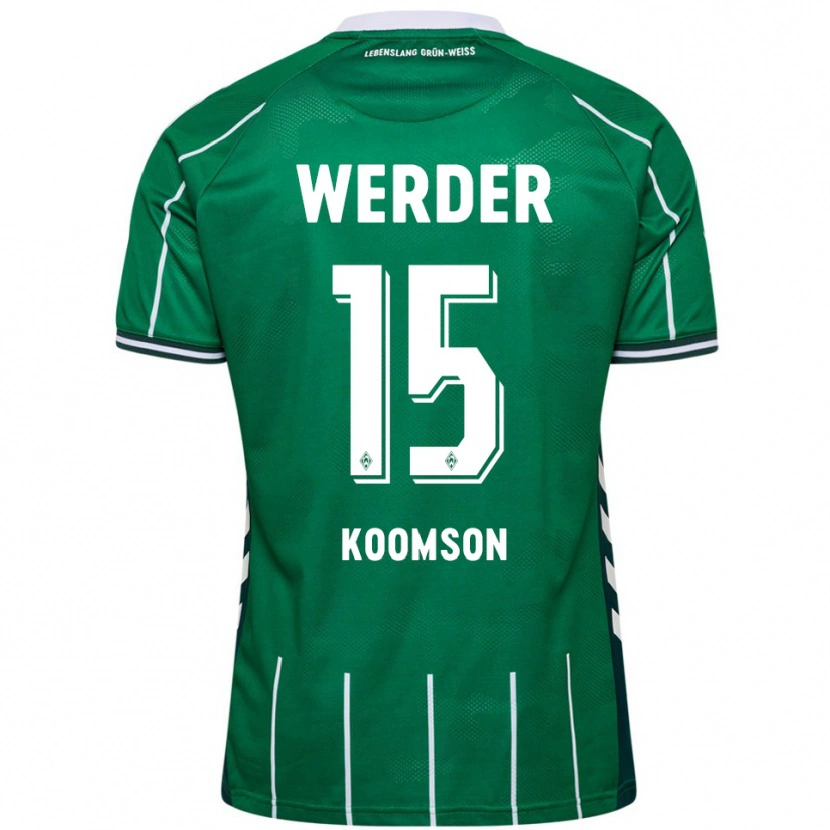 Danxen Herren Gabriel Koomson #15 Grün Weiß Heimtrikot Trikot 2025/26 T-Shirt Schweiz