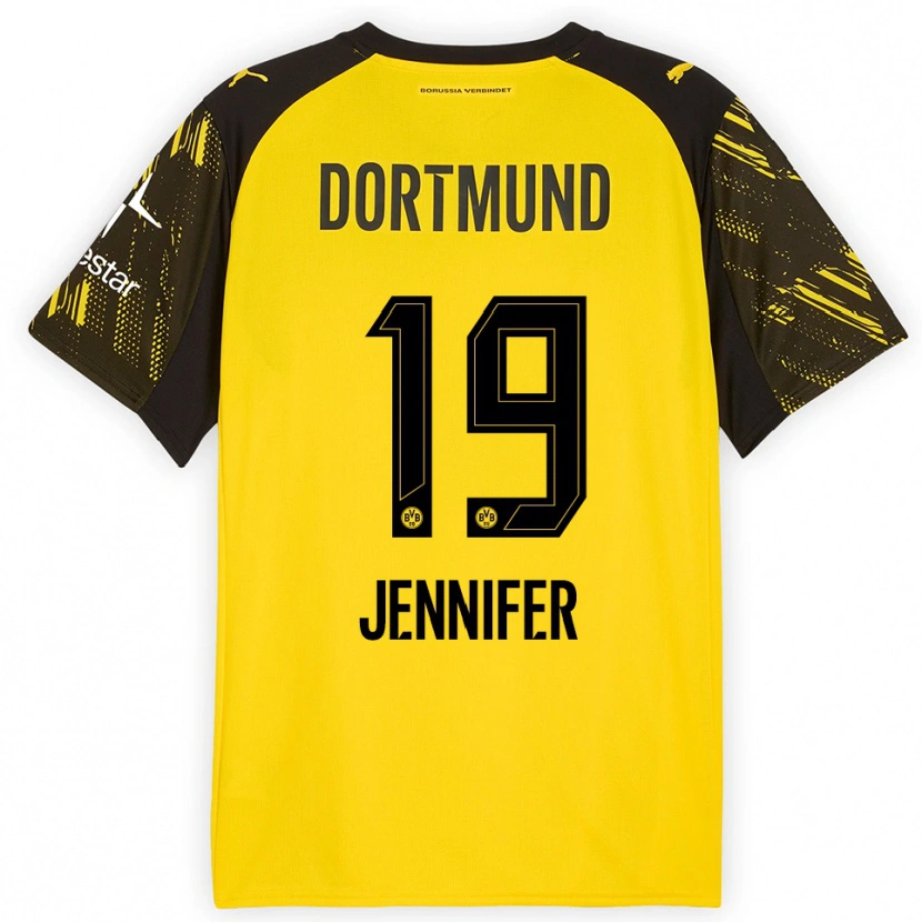 Danxen Herren Gutierrez Bermejo Jennifer #19 Gelb Schwarz Heimtrikot Trikot 2025/26 T-Shirt Schweiz
