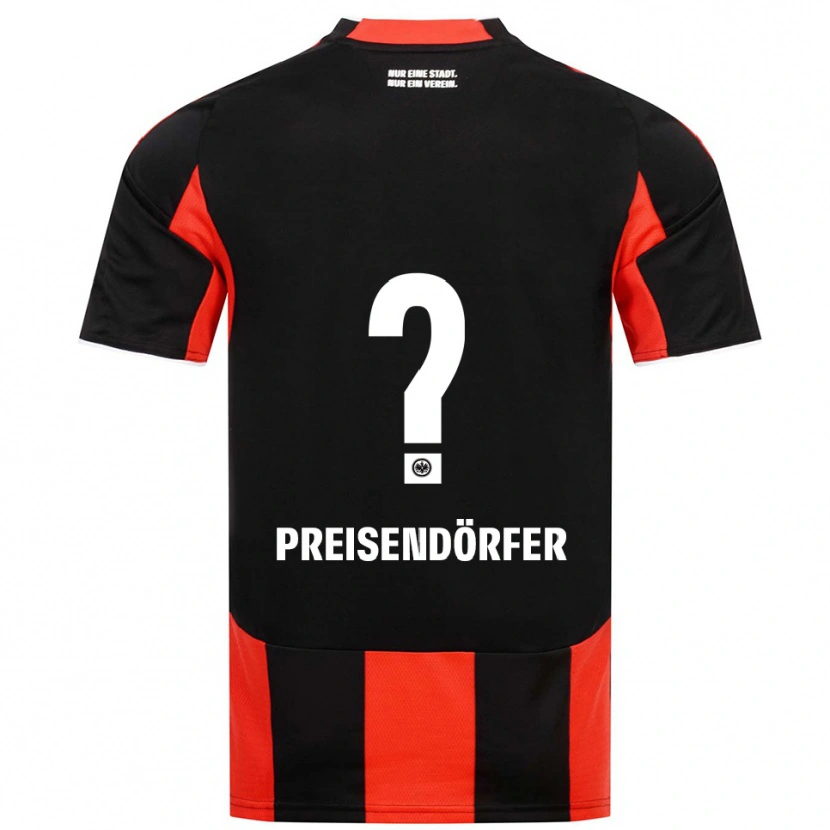 Danxen Herren Constantin Preisendörfer #0 Schwarz Rot Heimtrikot Trikot 2025/26 T-Shirt Schweiz