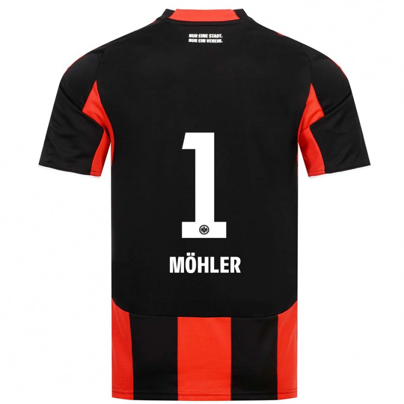Danxen Herren Emil Möhler #1 Schwarz Rot Heimtrikot Trikot 2025/26 T-Shirt Schweiz
