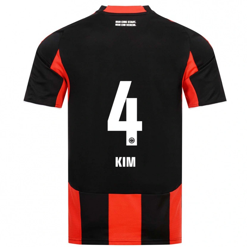 Danxen Herren Yoon-Do Kim #4 Schwarz Rot Heimtrikot Trikot 2025/26 T-Shirt Schweiz
