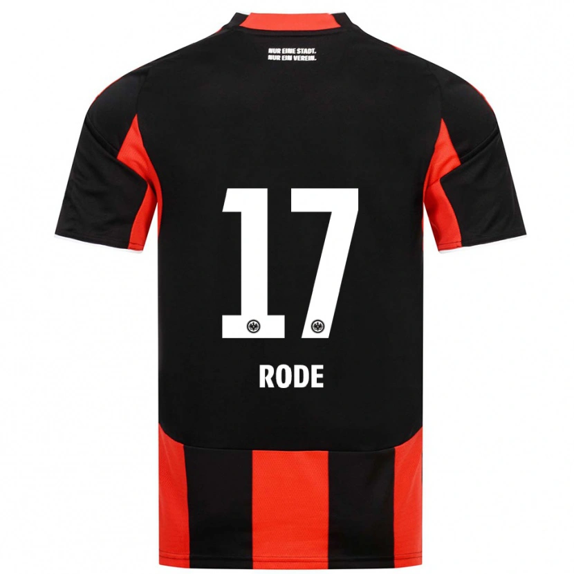 Danxen Herren Sebastian Rode #17 Schwarz Rot Heimtrikot Trikot 2025/26 T-Shirt Schweiz