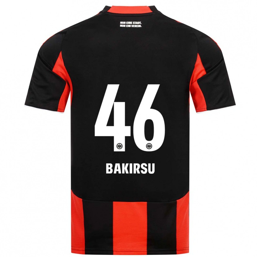 Danxen Herren Hüseyin Bakirsu #46 Schwarz Rot Heimtrikot Trikot 2025/26 T-Shirt Schweiz