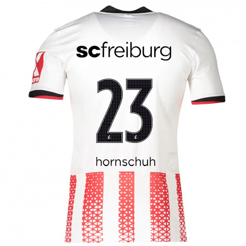 Danxen Herren Marc Hornschuh #23 Weiß Rot Heimtrikot Trikot 2025/26 T-Shirt Schweiz