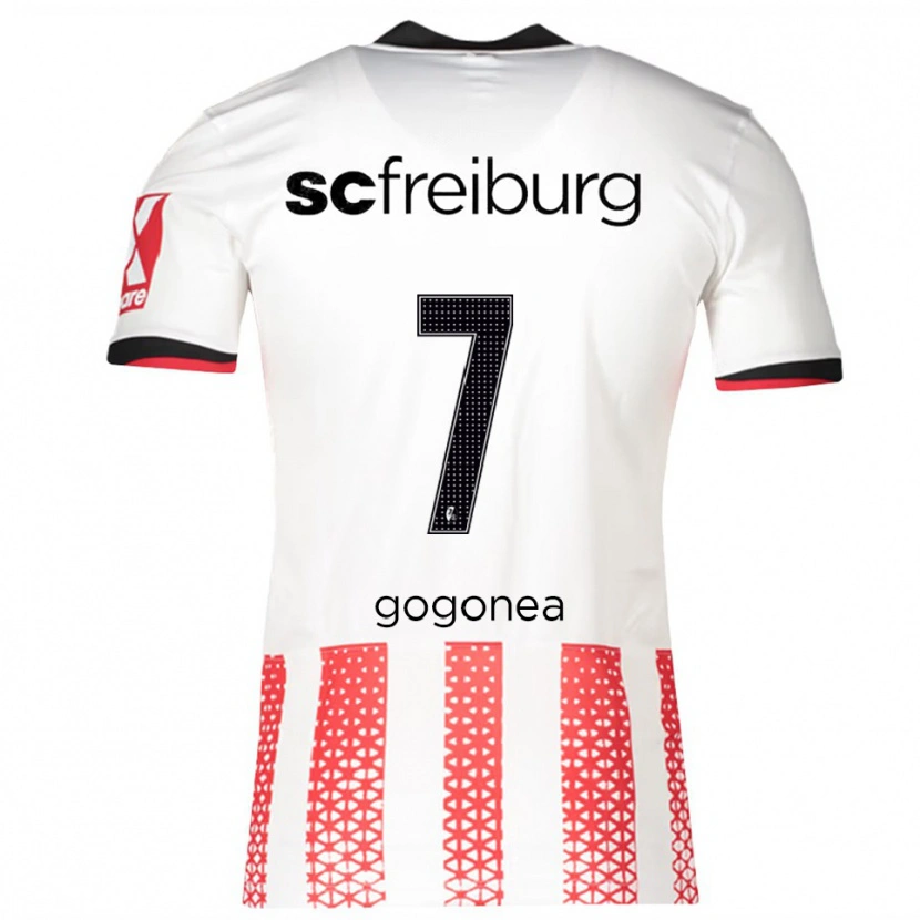 Danxen Herren Raul Gogonea #7 Weiß Rot Heimtrikot Trikot 2025/26 T-Shirt Schweiz