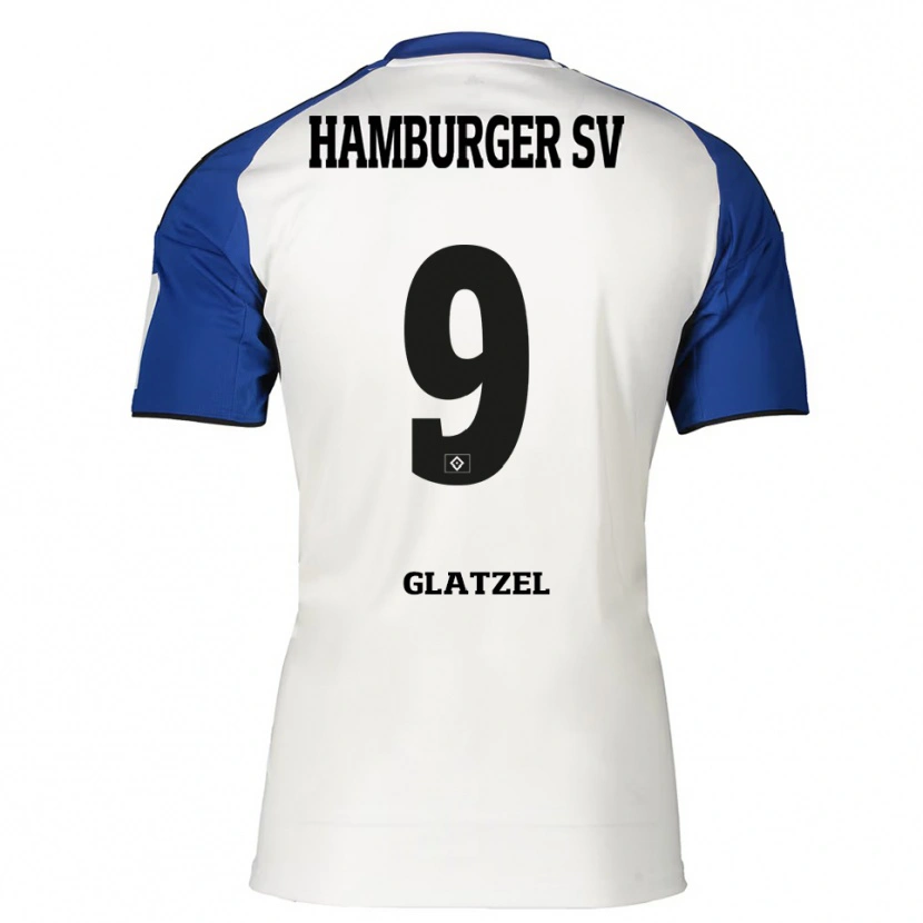 Danxen Herren Robert Glatzel #9 Weiß Blau Heimtrikot Trikot 2025/26 T-Shirt Schweiz