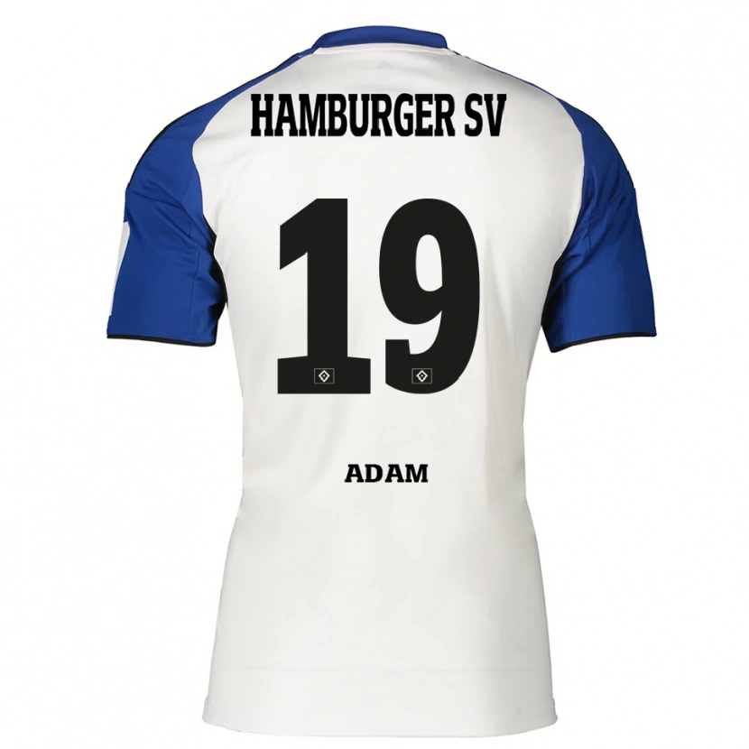Danxen Herren Raif Adam #19 Weiß Blau Heimtrikot Trikot 2025/26 T-Shirt Schweiz