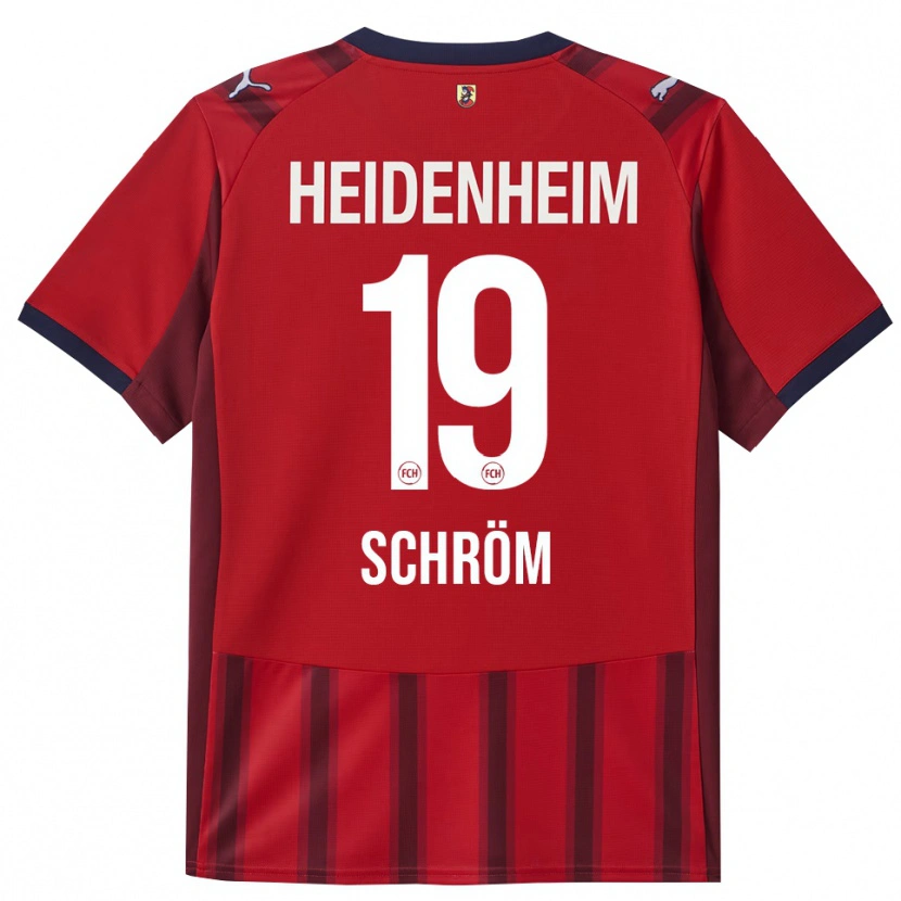 Danxen Herren Aline Schröm #19 Rot Marineblau Heimtrikot Trikot 2025/26 T-Shirt Schweiz