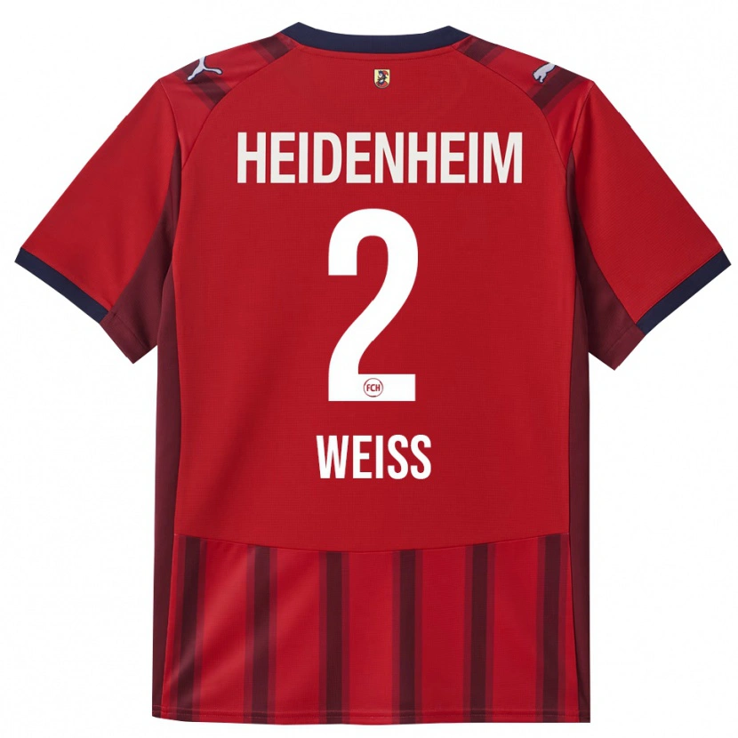 Danxen Herren Philipp Weiß #2 Rot Marineblau Heimtrikot Trikot 2025/26 T-Shirt Schweiz