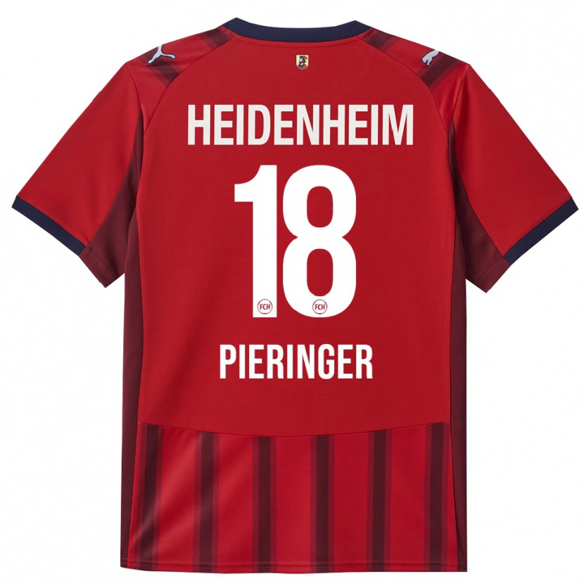 Danxen Herren Marvin Pieringer #18 Rot Marineblau Heimtrikot Trikot 2025/26 T-Shirt Schweiz