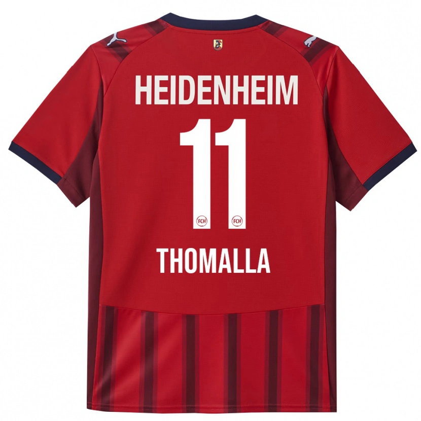 Danxen Herren Denis Thomalla #11 Rot Marineblau Heimtrikot Trikot 2025/26 T-Shirt Schweiz