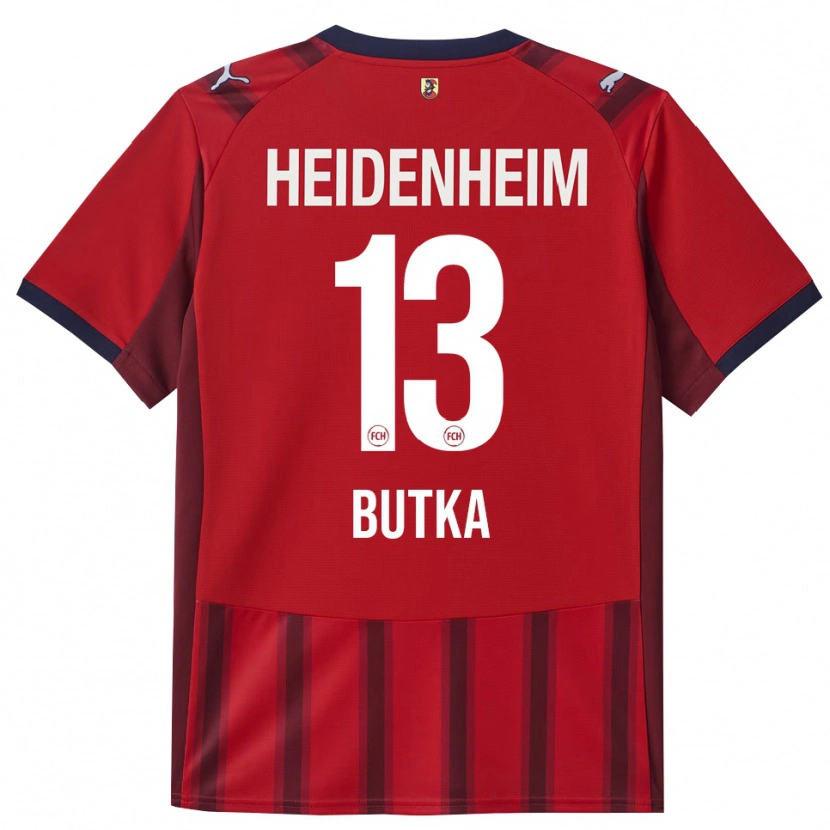Danxen Herren Luka-Viktor Butka #13 Rot Marineblau Heimtrikot Trikot 2025/26 T-Shirt Schweiz