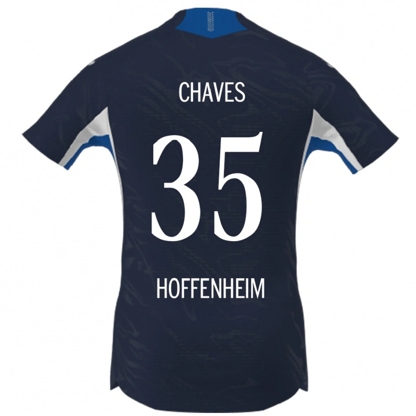 Danxen Herren Arthur Chaves #35 Marineblau Weiß Heimtrikot Trikot 2025/26 T-Shirt Schweiz