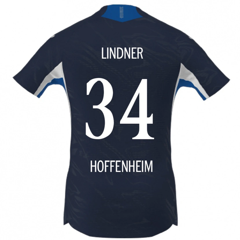 Danxen Herren Sophie Lindner #34 Marineblau Weiß Heimtrikot Trikot 2025/26 T-Shirt Schweiz