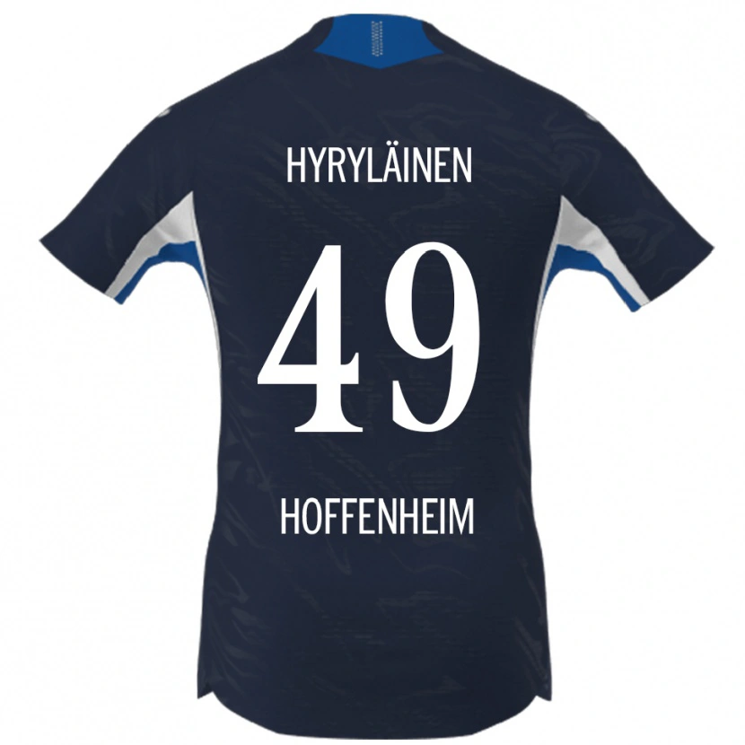 Danxen Herren Luka Hyryläinen #49 Marineblau Weiß Heimtrikot Trikot 2025/26 T-Shirt Schweiz