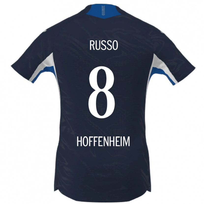 Danxen Herren Ruven Russo #8 Marineblau Weiß Heimtrikot Trikot 2025/26 T-Shirt Schweiz