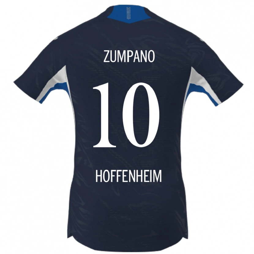 Danxen Herren Nevio Zumpano #10 Marineblau Weiß Heimtrikot Trikot 2025/26 T-Shirt Schweiz