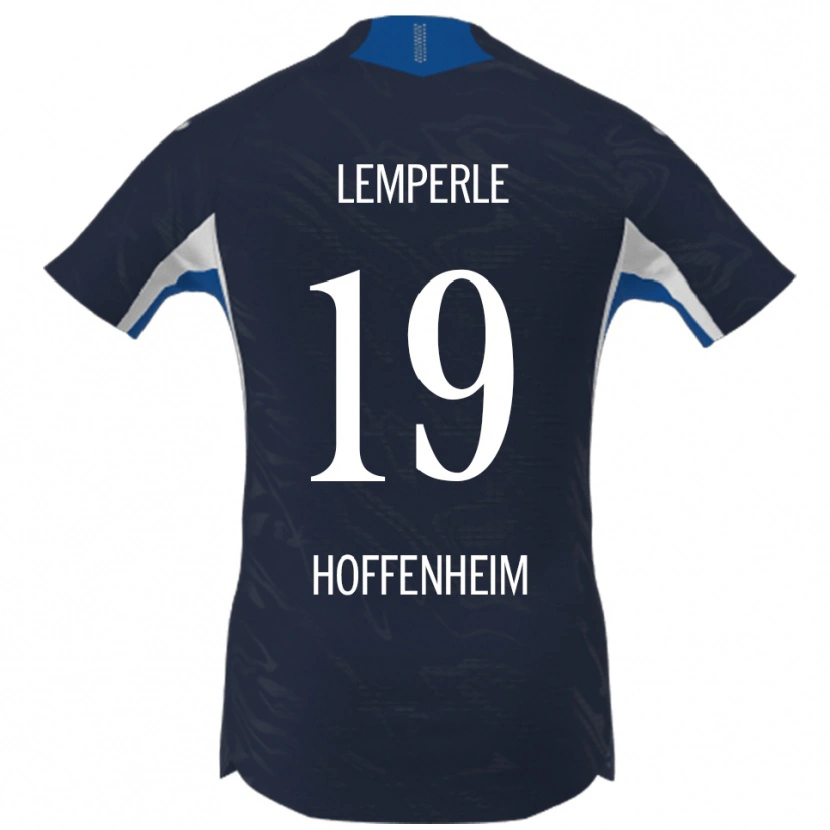 Danxen Herren Tim Lemperle #19 Marineblau Weiß Heimtrikot Trikot 2025/26 T-Shirt Schweiz