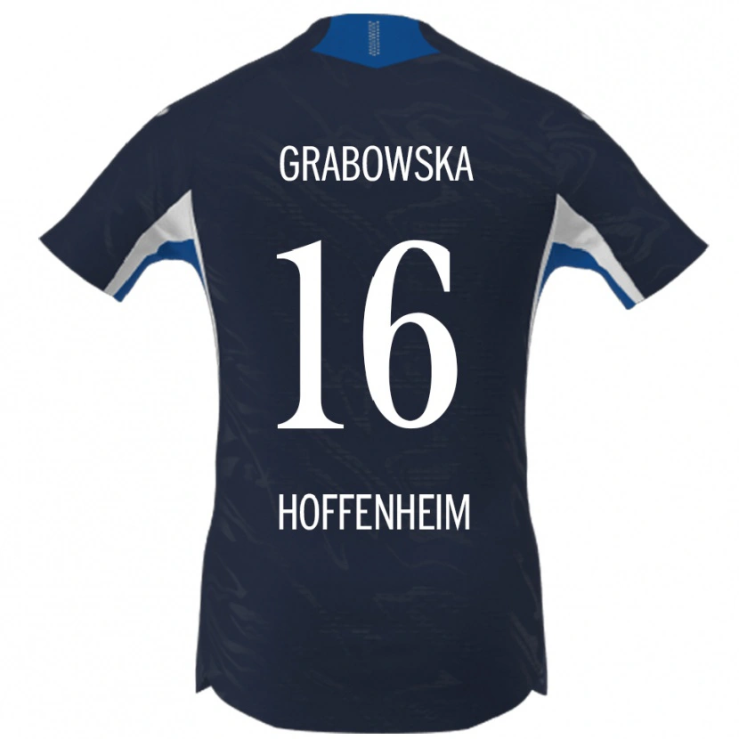 Danxen Herren Dominika Grabowska #16 Marineblau Weiß Heimtrikot Trikot 2025/26 T-Shirt Schweiz