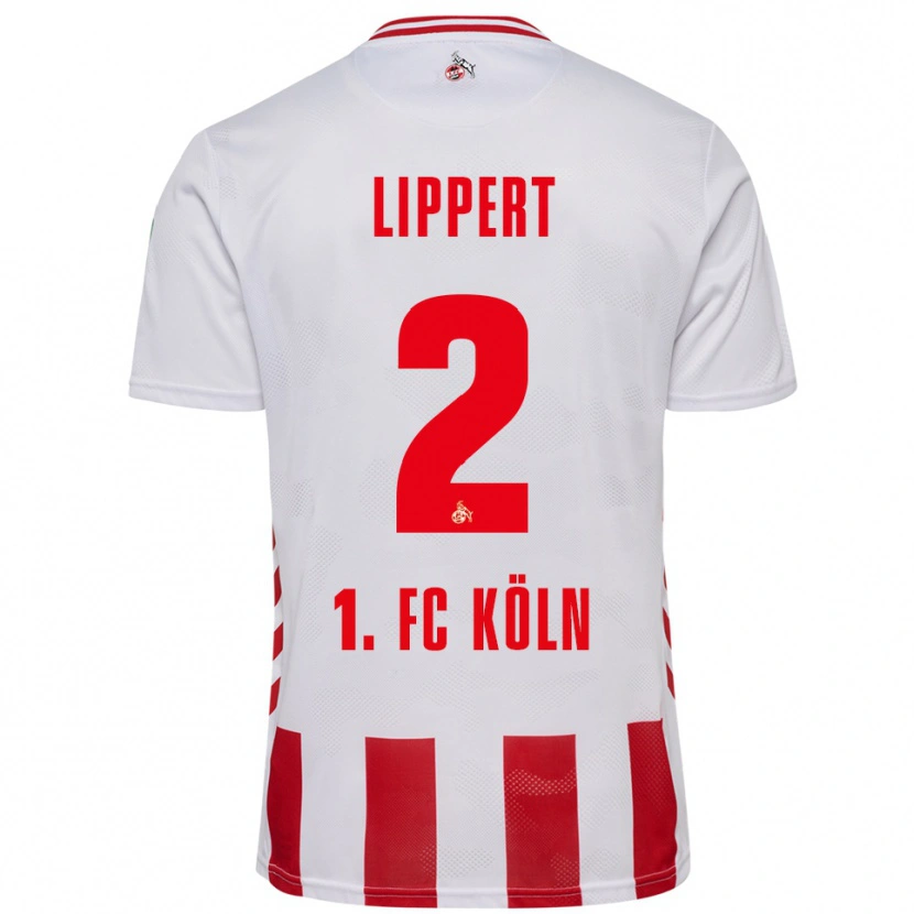 Danxen Herren Max Lippert #2 Weiß Rot Heimtrikot Trikot 2025/26 T-Shirt Schweiz