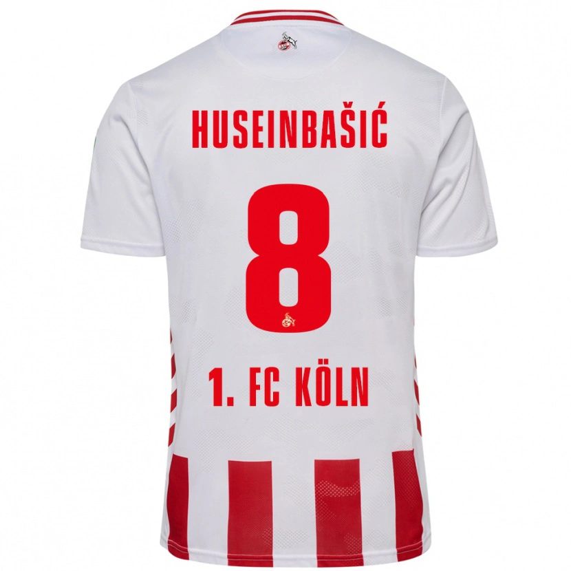 Danxen Herren Denis Huseinbasic #8 Weiß Rot Heimtrikot Trikot 2025/26 T-Shirt Schweiz