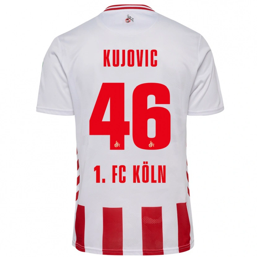 Danxen Herren Emin Kujovic #46 Weiß Rot Heimtrikot Trikot 2025/26 T-Shirt Schweiz