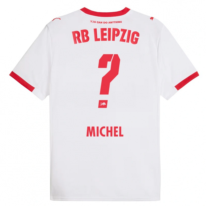 Danxen Herren Luis Michel #0 Weiß Rot Heimtrikot Trikot 2025/26 T-Shirt Schweiz