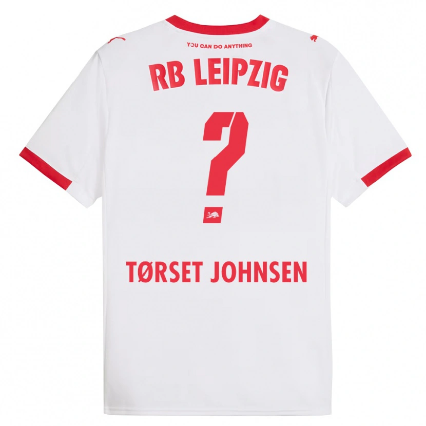 Danxen Herren Patrik Tørset Johnsen #0 Weiß Rot Heimtrikot Trikot 2025/26 T-Shirt Schweiz
