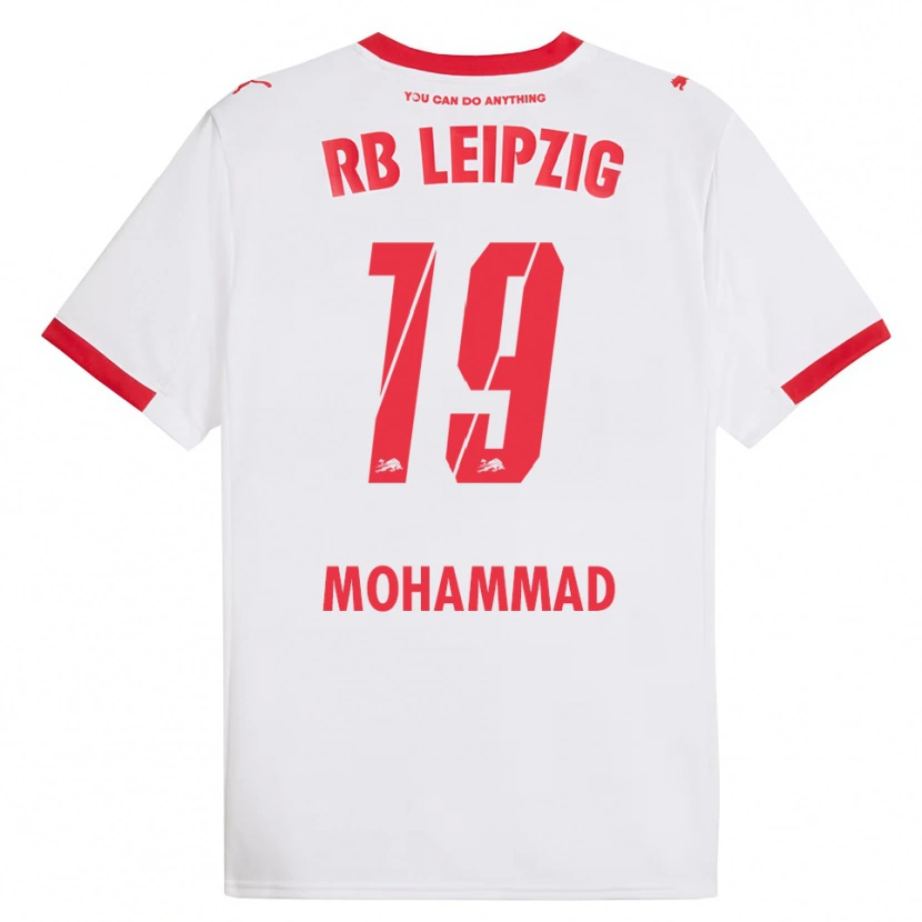 Danxen Herren Sammy Mohammad #19 Weiß Rot Heimtrikot Trikot 2025/26 T-Shirt Schweiz