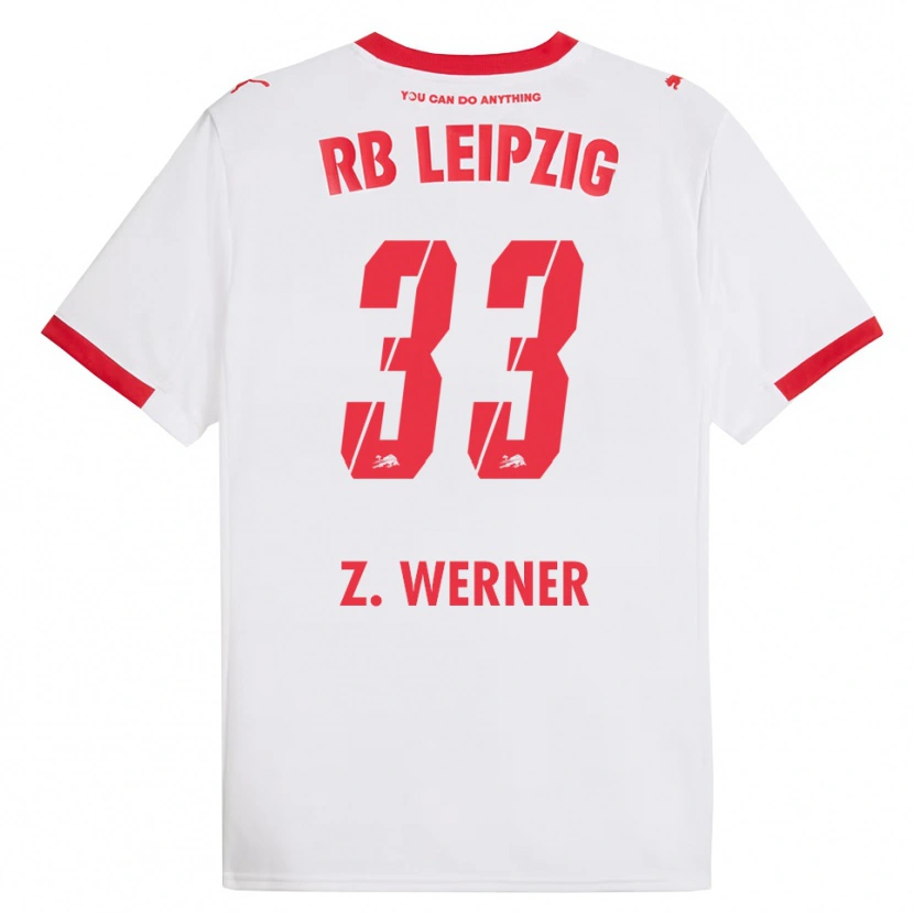 Danxen Herren Zoé Werner #33 Weiß Rot Heimtrikot Trikot 2025/26 T-Shirt Schweiz