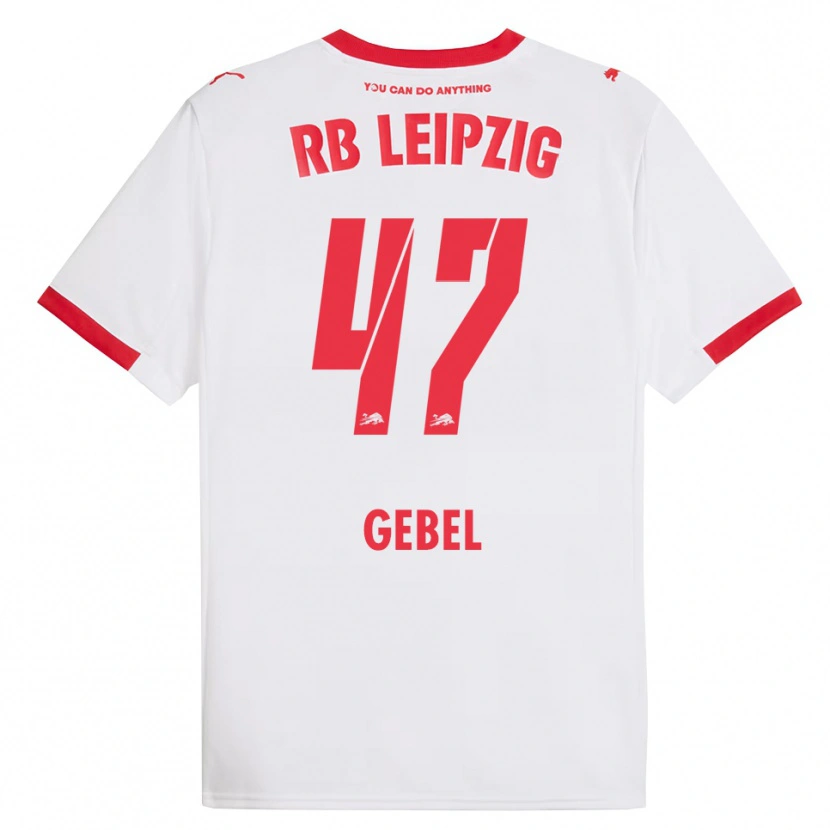 Danxen Herren Viggo Gebel #47 Weiß Rot Heimtrikot Trikot 2025/26 T-Shirt Schweiz