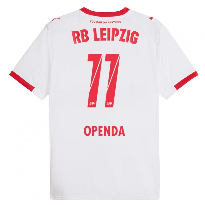 Danxen Herren Loïs Openda #11 Weiß Rot Heimtrikot Trikot 2025/26 T-Shirt Schweiz