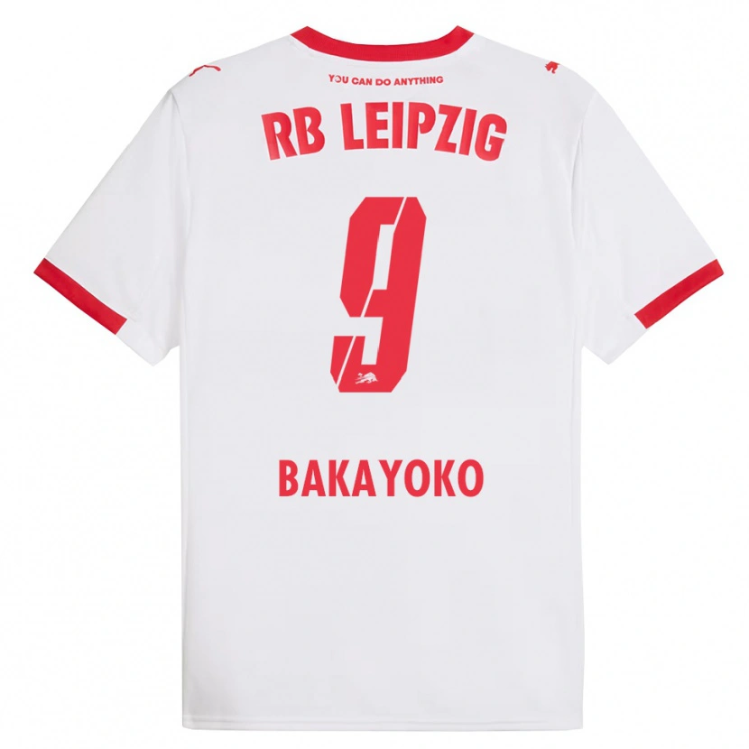 Danxen Herren Johan Bakayoko #9 Weiß Rot Heimtrikot Trikot 2025/26 T-Shirt Schweiz