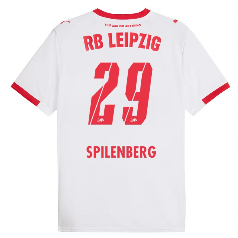 Danxen Herren Maja Spilenberg #29 Weiß Rot Heimtrikot Trikot 2025/26 T-Shirt Schweiz