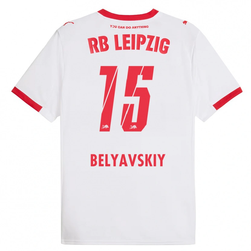 Danxen Herren David Belyavskiy #15 Weiß Rot Heimtrikot Trikot 2025/26 T-Shirt Schweiz