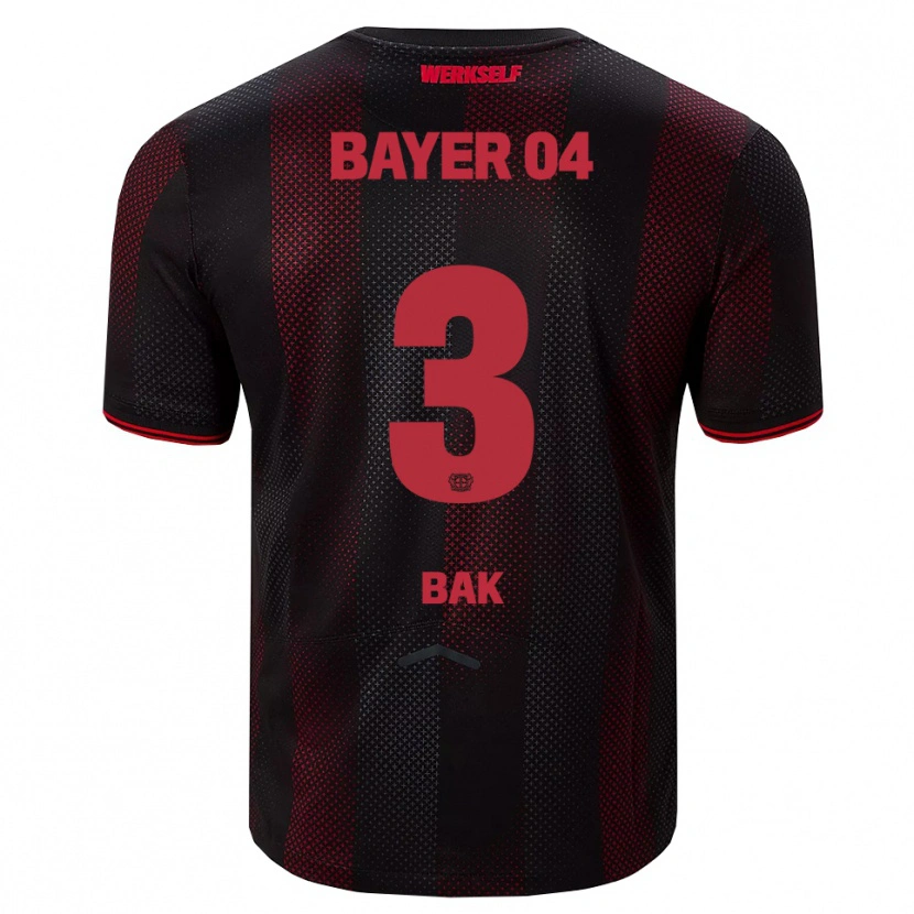Danxen Herren Emre Bak #3 Schwarz Rot Heimtrikot Trikot 2025/26 T-Shirt Schweiz