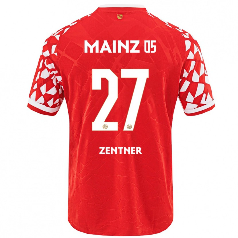 Danxen Herren Robin Zentner #27 Rot Weiß Heimtrikot Trikot 2025/26 T-Shirt Schweiz