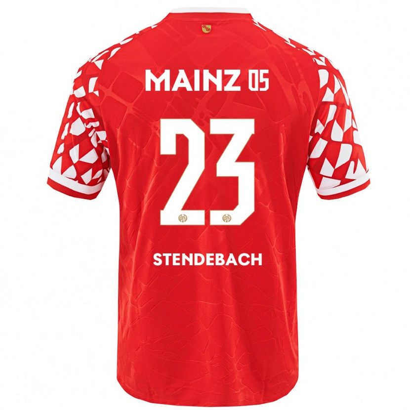Danxen Herren Jule Stendebach #23 Rot Weiß Heimtrikot Trikot 2025/26 T-Shirt Schweiz