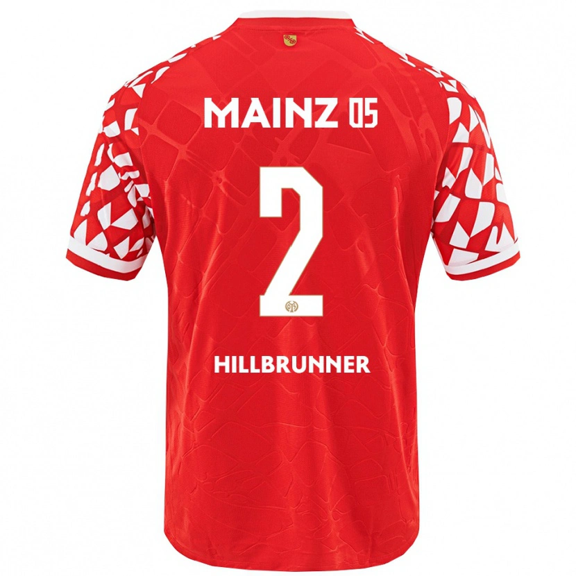 Danxen Herren Fynn Hillbrunner #2 Rot Weiß Heimtrikot Trikot 2025/26 T-Shirt Schweiz