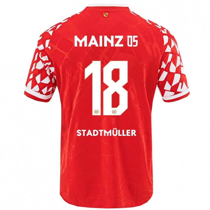 Danxen Herren Elias Stadtmüller #18 Rot Weiß Heimtrikot Trikot 2025/26 T-Shirt Schweiz