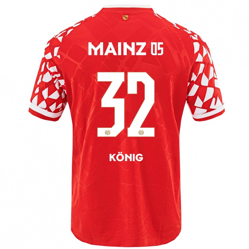 Danxen Herren Raúl König #32 Rot Weiß Heimtrikot Trikot 2025/26 T-Shirt Schweiz
