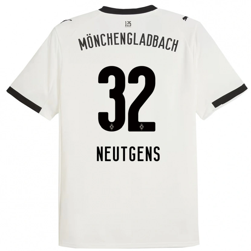 Danxen Herren Maximilian Neutgens #32 Weiß Schwarz Heimtrikot Trikot 2025/26 T-Shirt Schweiz