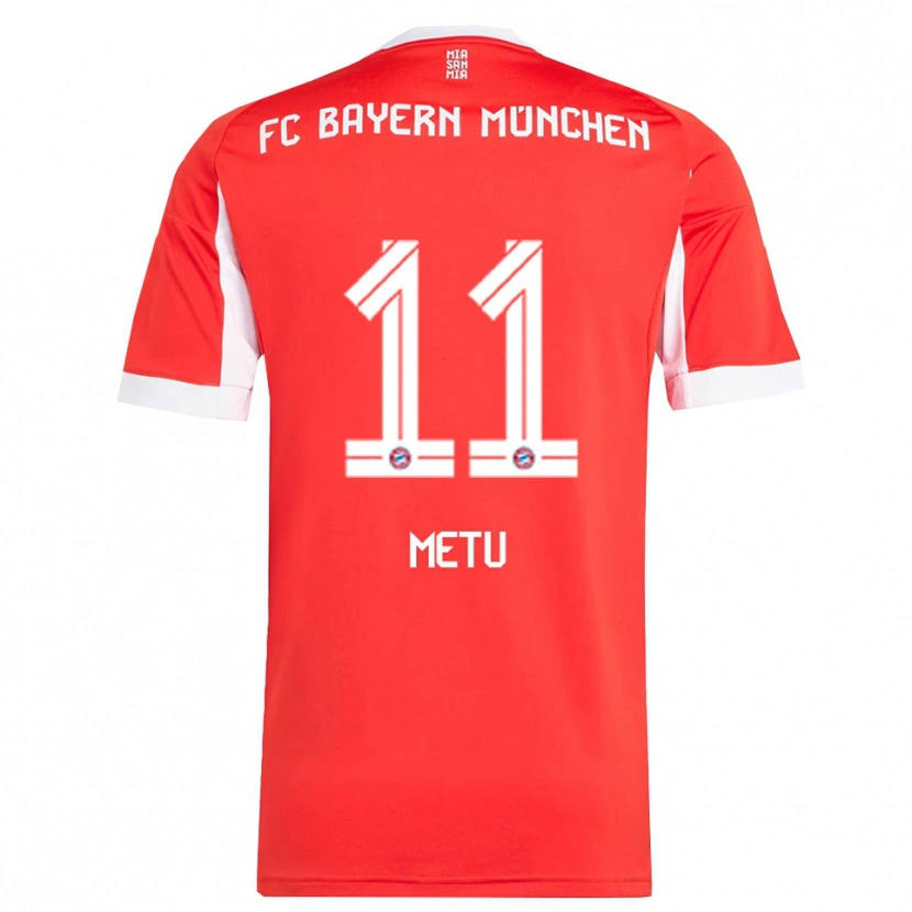 Danxen Herren Emilian Metu #11 Rot Weiß Heimtrikot Trikot 2025/26 T-Shirt Schweiz