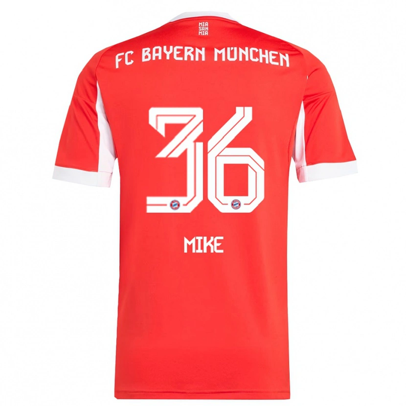 Danxen Herren Wisdom Mike #36 Rot Weiß Heimtrikot Trikot 2025/26 T-Shirt Schweiz