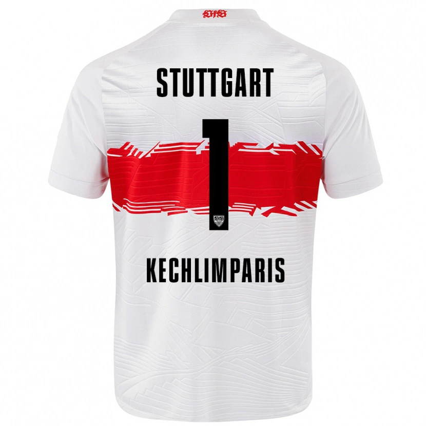 Danxen Herren Ioannis Kechlimparis #1 Weiß Rot Heimtrikot Trikot 2025/26 T-Shirt Schweiz