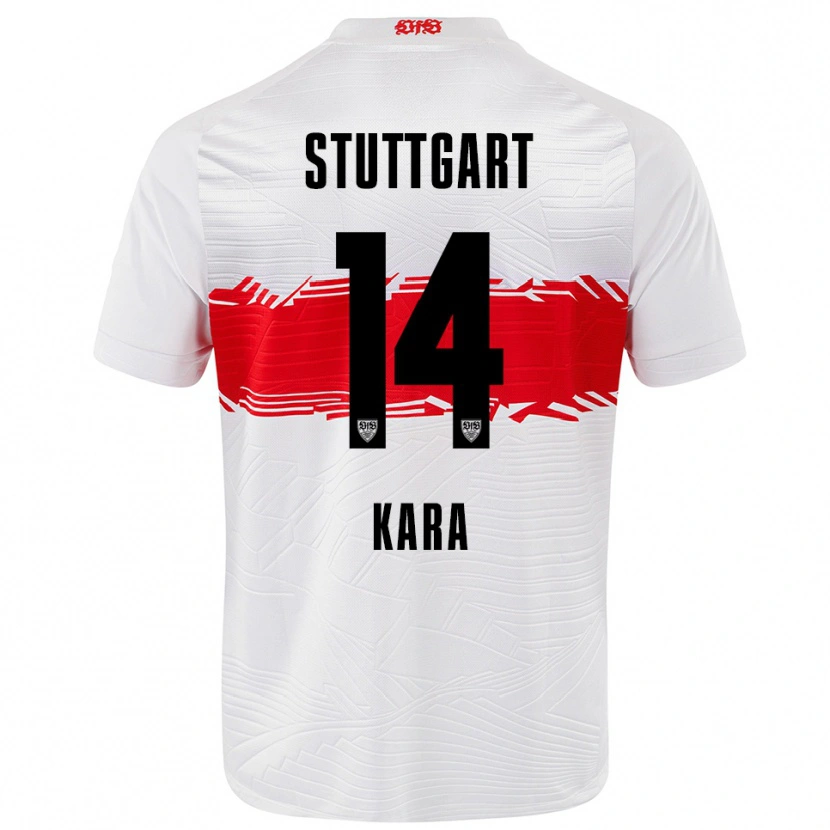 Danxen Herren Semih Kara #14 Weiß Rot Heimtrikot Trikot 2025/26 T-Shirt Schweiz