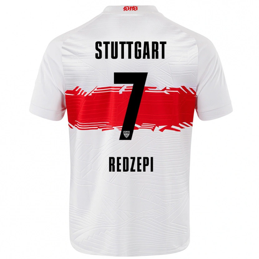 Danxen Herren Dafina Redzepi #7 Weiß Rot Heimtrikot Trikot 2025/26 T-Shirt Schweiz